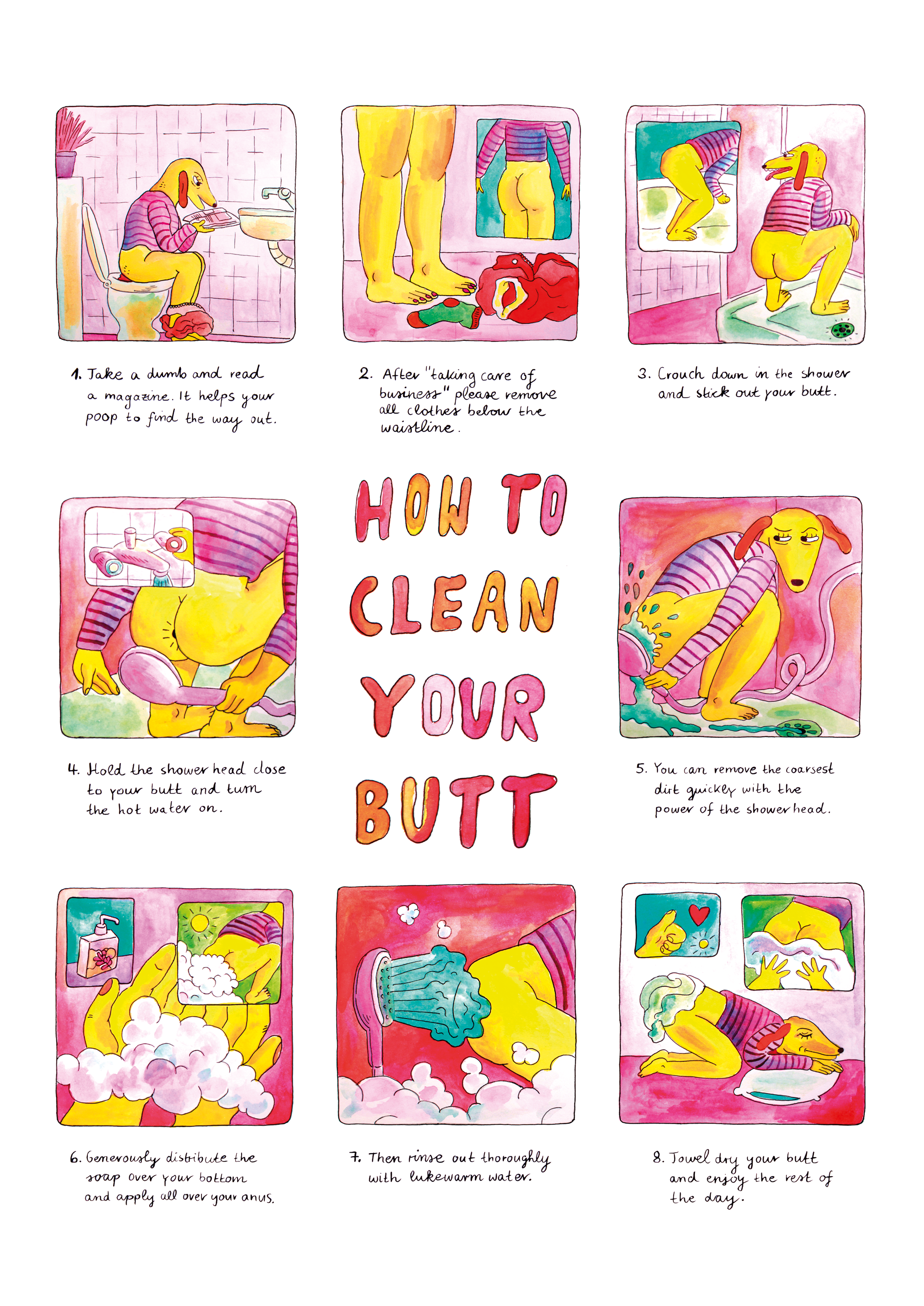How to clean your butt