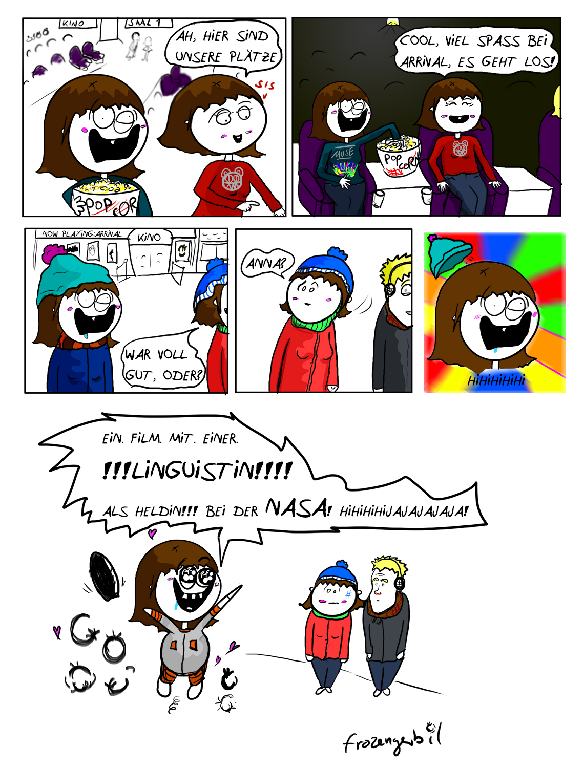 Frozen Gerbil (Comic): Linguistin