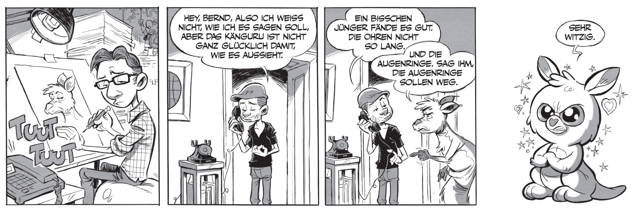 Die Känguru-Comics von Bernd Kissel und Marc-Uwe Kling: cute