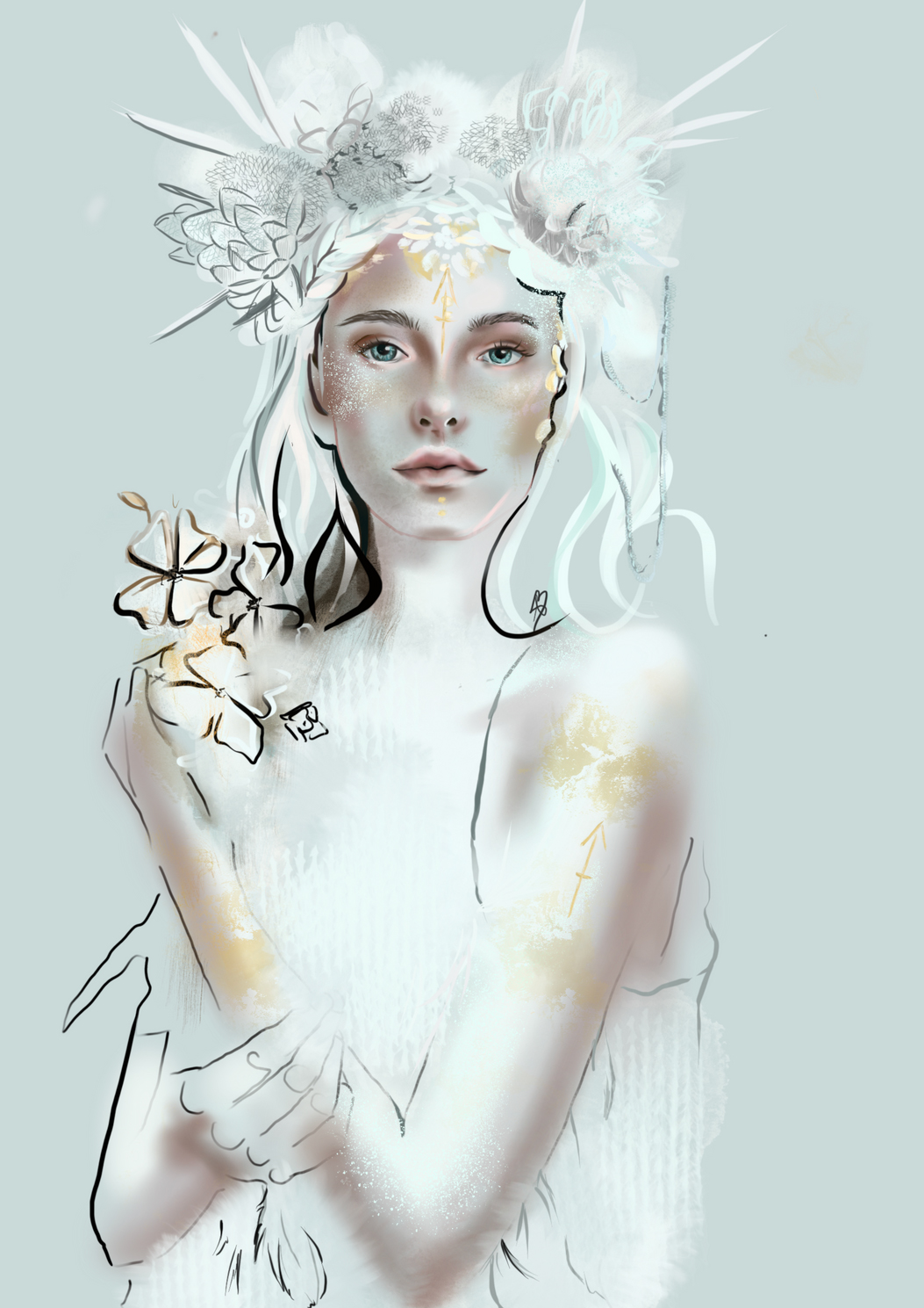 Fashion illustration by Axsandra Bartnik