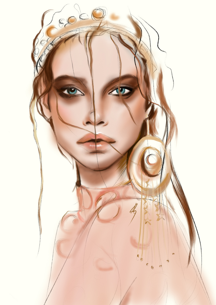 Fashion illustration by Axsandra Bartnik