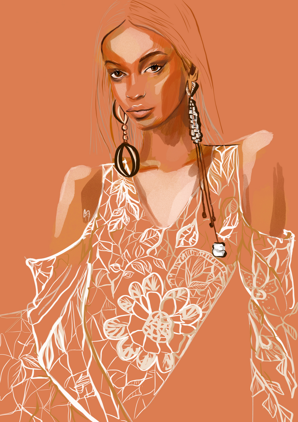 Fashion illustration by Axsandra Bartnik