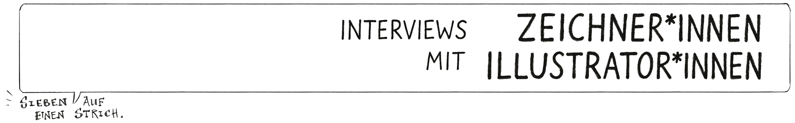 SIEBEN AUF EINEN STRICH  | COMIC-BLOG