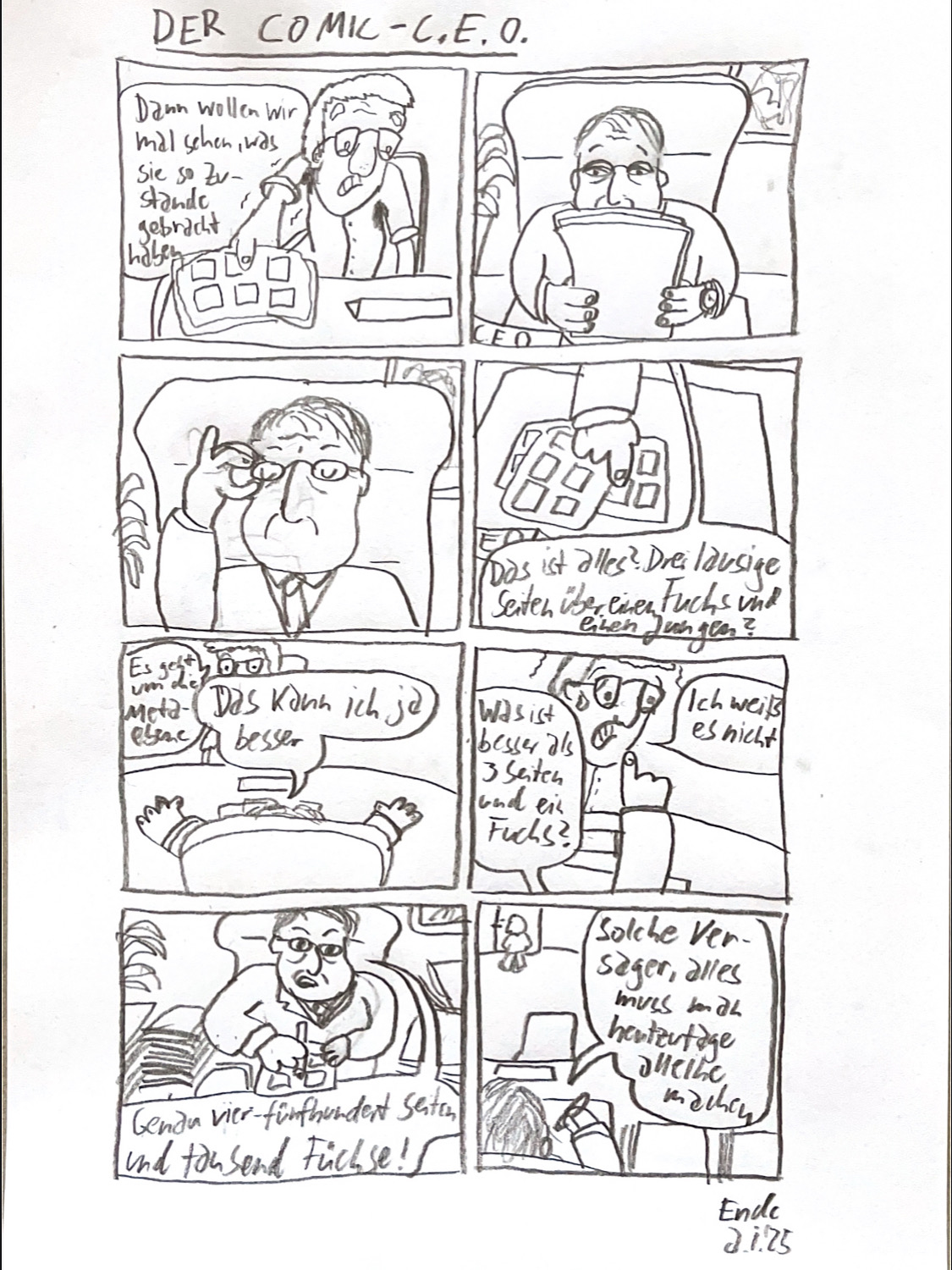 Der Comic CEO