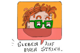 Anton Irgendwas: gezeichnetes Selbstporträt