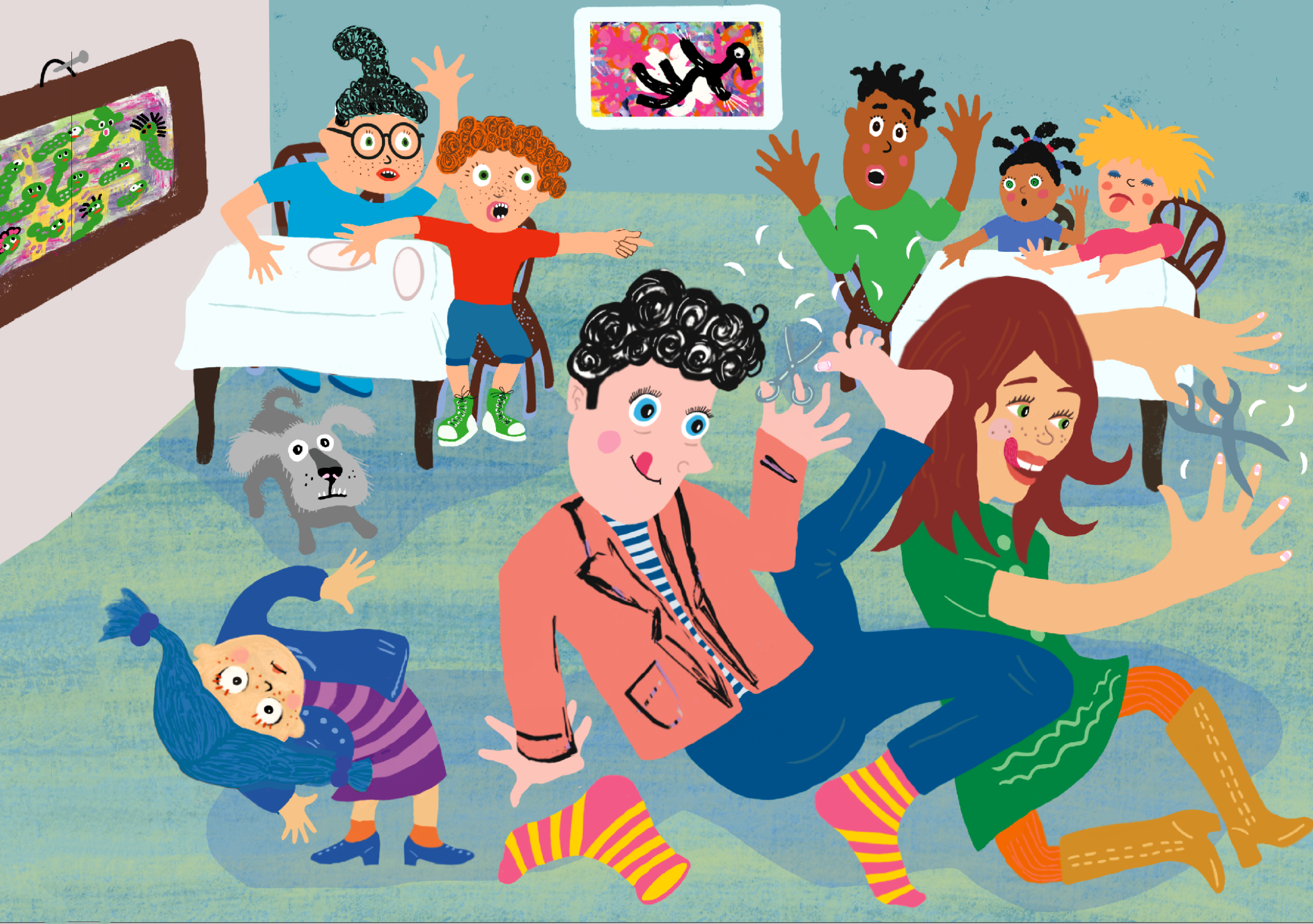 Juliane Pieper: Pizza Randale Elterntanz